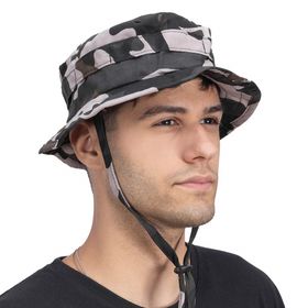 Chapéu Tático Boonie Hat Ripstop Choque Black - Resgate Militaria