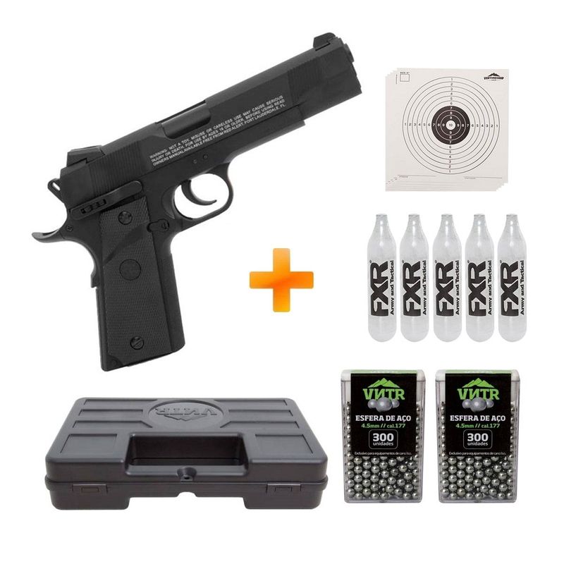 pistola-de-pressao-a-gas-gbb-co2-rd-1911-blowback-slide-metal-black-4-5mm-red-alert-maleta-5-co2-esferas-de-aco-alvos-z8