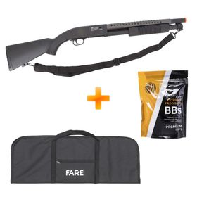 Shotgun Airsoft M58A Spring - Double Eagle + BBs + Capa