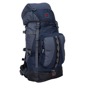 Mochila Cargueira Crampon 60 Litros Azul Marinho - Trilhas e Rumos