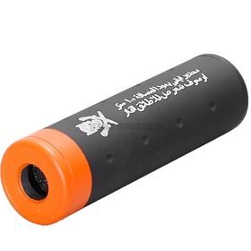 Silenciador para Airsoft Preto 110mm 14mm