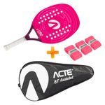 kit-raquete-beach-tennis-bt590-capa-branca-e-preta-overgrip-rosa-acte-sports-z8