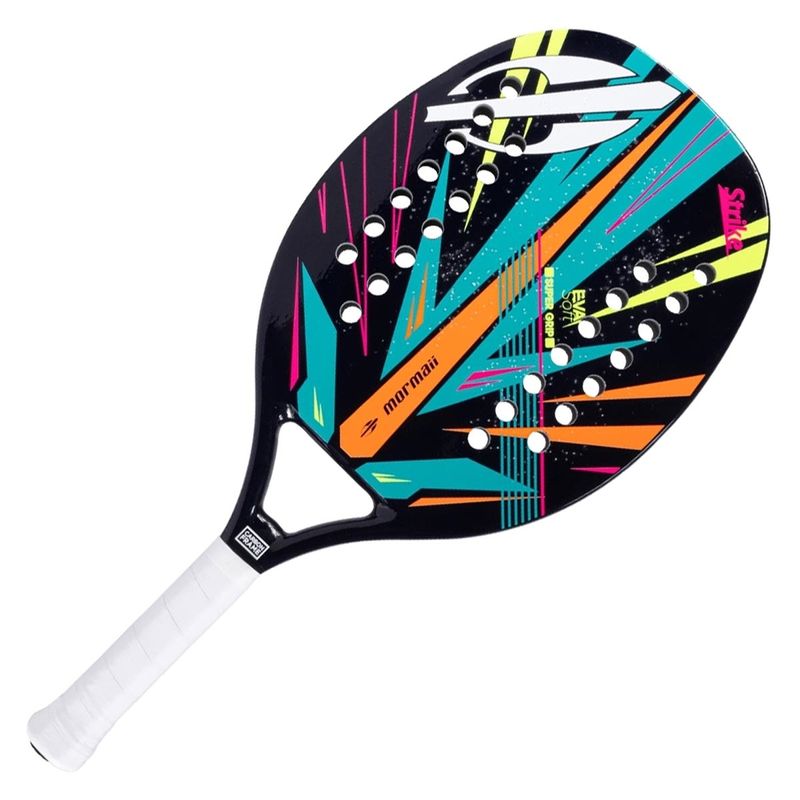 raquete-beach-tennis-strike-3-bolas-premium-overgrip-premium-mormaii-z2