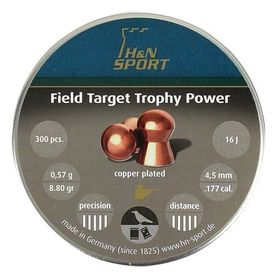Chumbinho Profissional H&N Field Target Trophy Power 4.5mm 300un