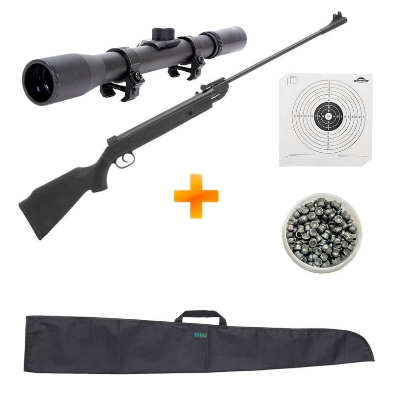 carabina-de-pressao-spring-ranger-fixxar-5-5mm-luneta-4x20-capa-chumbinho-alvos-z15