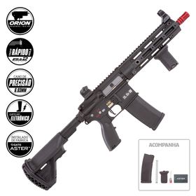 Rifle de Airsoft HK416 long M-Lok SA-H23 Black Linha EDGE 2.0 E-Series Gate Aster - Specna Arms