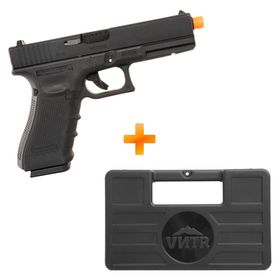 Pistola de Airsoft a Gás GBB Green Gas G18B Blowback Slide Metal – WE + Case