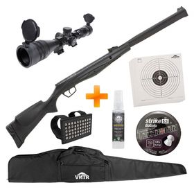 Carabina de Pressão Beretta RX20 S3 Suppressor 5.5mm Nitro - Stoeger Airguns + Luneta Custom + Porta Chumbinho + Capa + Chumbinho + Alvos