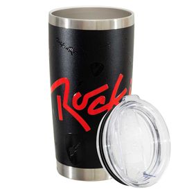 Copo Térmico Lucky 591ml Rock in Rio Black Red - Glück