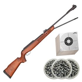 Carabina de Pressão CFX Royal Madeira 5.5mm Gamo + Chumbinho + Alvo