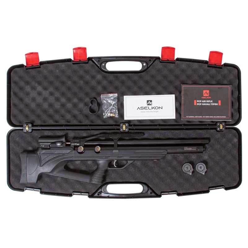 carabina-de-pressao-pcp-mx10-s-synthetic-black-regulated-5-5mm-aselkon-bomba-luneta-4x32-z8