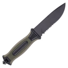 Faca Tática Militar Drop Point com Serra  - CA