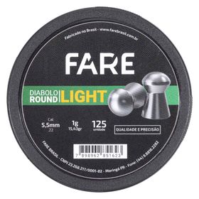 Chumbinho Diabolo Fare Light 5.5mm - 125 unidades