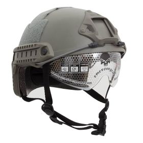 Capacete Tático Emerson Fast MH CV Verde com Óculos