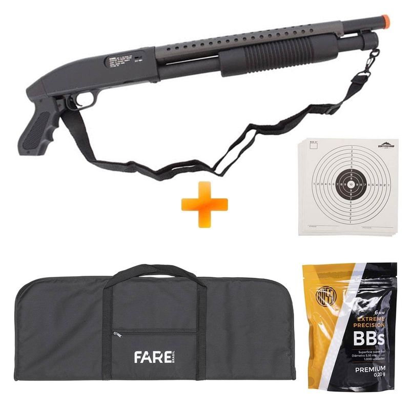 shotgun-airsoft-m58b-spring-double-eagle-bbs-capa-alvos-z10
