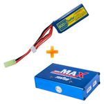 kit-bateria-lipo-11-1v-800mah-ffb-025-15c-carregador-baterias-mini-max-lipo-bivolt-feasso-z1
