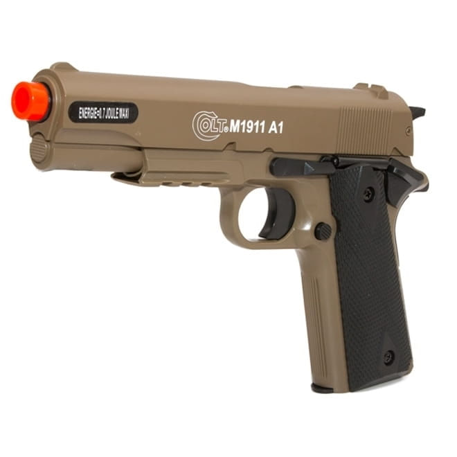 pistola-airsoft-colt-m1911-a1-tan-slide-metal-cybergun-l5