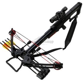 Besta Composta MK400 175lbs + Luneta 4x32 + Quiver + Bandoleira