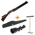 carabina-de-pressao-sumatra-500cc-pcp-5-5mm-bomba-manual-luneta-4x16-50-capa-z11