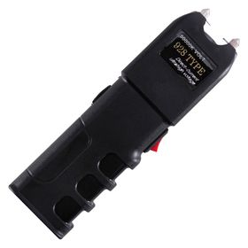 Máquina de Choque Grande com Lanterna Led Preta + Coldre + Carregador