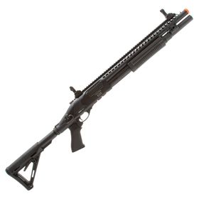 Shotgun Airsoft Green Gas Velites G-VI Full Metal Preta – Secutor