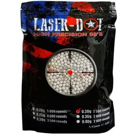 BBs Laser Dot Munição .30g de qualidade para Airsoft - 2500 unidades