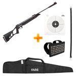 carabina-cbc-f22-m-nitro-x-1000-5-5mm-oxidada-c-muzzle-break-capa-bandoleira-porta-chumbinhos-alvos-z10