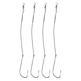 Anzol Baitholder Black 7/0 Encastoado - Pacote com 4 Unidades - PESCA BRASIL