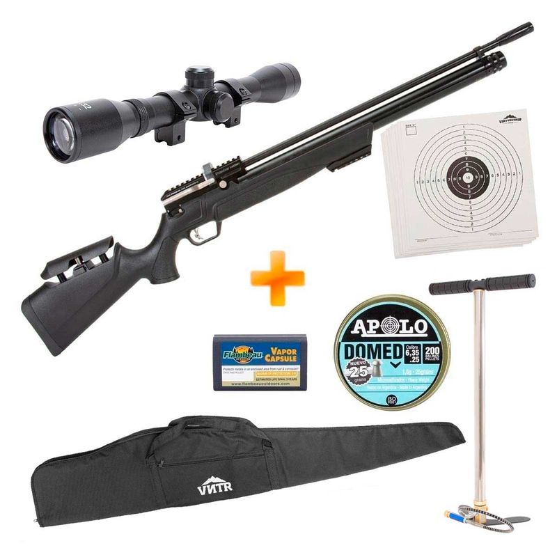 carabina-de-pressao-pcp-puncher-mega-s-6-35mm-kral-arms-bomba-luneta-4x32-capa-chumbinho-alvos-z13