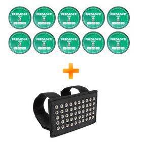Kit 10 Chumbinho Aurok Predador Pointed 5.5mm - 2.000UN + Porta Chumbinho