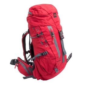 Mochila Crampon 47 Litros Vermelha - Trilhas e Rumos