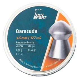 Chumbinho Profissional H&N Baracuda 4.5mm Lata com 400 un.