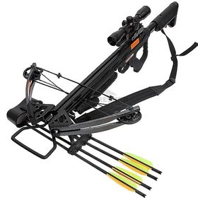 Besta Composta Torpedo Crossbow Black 355 FPS + Luneta 4x32 Iluminada