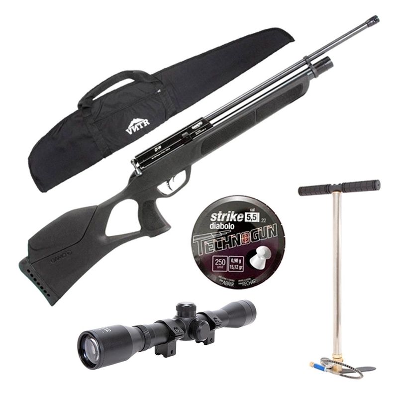 carabina-de-pressao-pcp-gamo-gx-40-hp-5-5mm-bomba-luneta-capa-chumbinho-z16