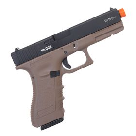 Pistola de Airsoft GBB R18 Tan Blowback Slide Metal