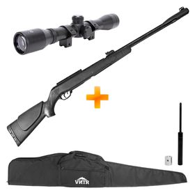 Carabina de Pressão Gamo CFX 4.5mm com Gás Ram + Luneta + Capa