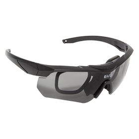 Óculos de Proteção de Tiro e Airsoft Nighthawk com 3 lentes Preto - EVO Tactical