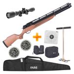 carabina-de-pressao-pcp-rossi-r8-standard-6-35mm-bomba-luneta-sand-bag-capa-chumbinhos-alvos-z8