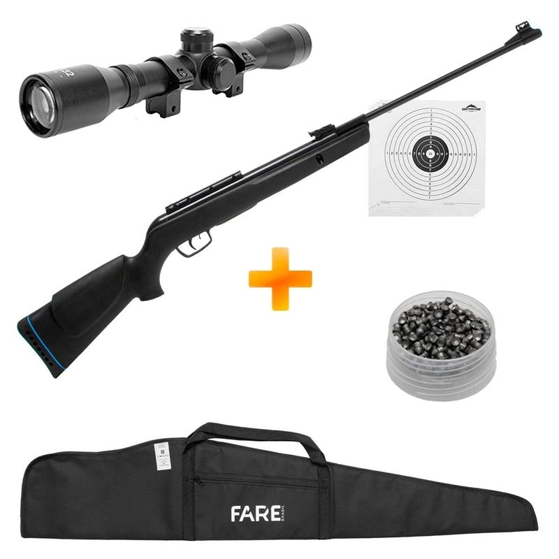 carabina-de-pressao-gamo-big-cat-1000-igt-4-5mm-luneta-4x32-capa-chumbinho-alvos-z12