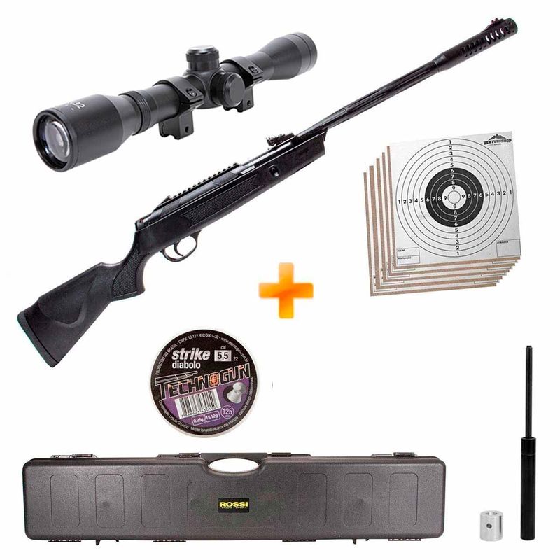 super-combo-carabina-de-pressao-hatsan-alpha-5-5mm-com-gas-ram-capa-chumbinho-alvos-z8