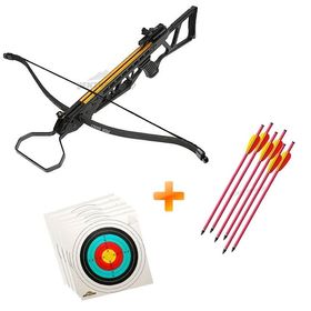 Kit Besta / Balestra 120lbs MK120 + Flechas + Alvos