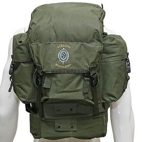 Mochila PQDT com Brasão do Exército Treme Terra - Verde