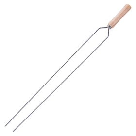 Espeto Duplo para Churrasco 85cm - Mor