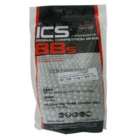 BBs para Airsoft ICS Original Competition Grade 0.20g - Branca 5.000un