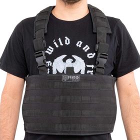 Colete Suspensório Chest Rigs Fenrir Preto – Warfare