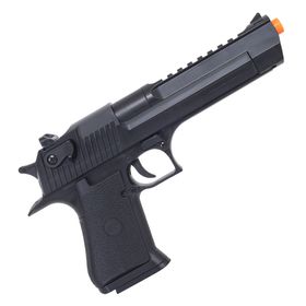 Pistola de Airsoft Spring Desert Eagle SDE Preto 6mm – QGK