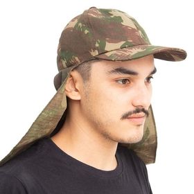 Boné Camuflado com Protetor – Treme Terra