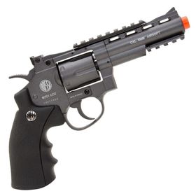 Revolver de Airsoft CO2 Rossi WG 701 4" Full Metal Preto