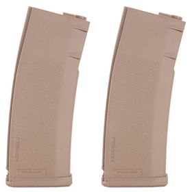 Kit Airsoft com 2 Magazine M4 S-Mag Mid-Cap Tan 120bb Polimero - Specna Arms