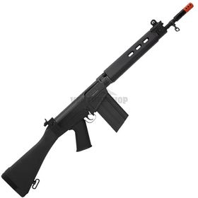 Rifle Airsoft FAL Carbine Mid Length 6mm Full Metal Bivolt - King Arms